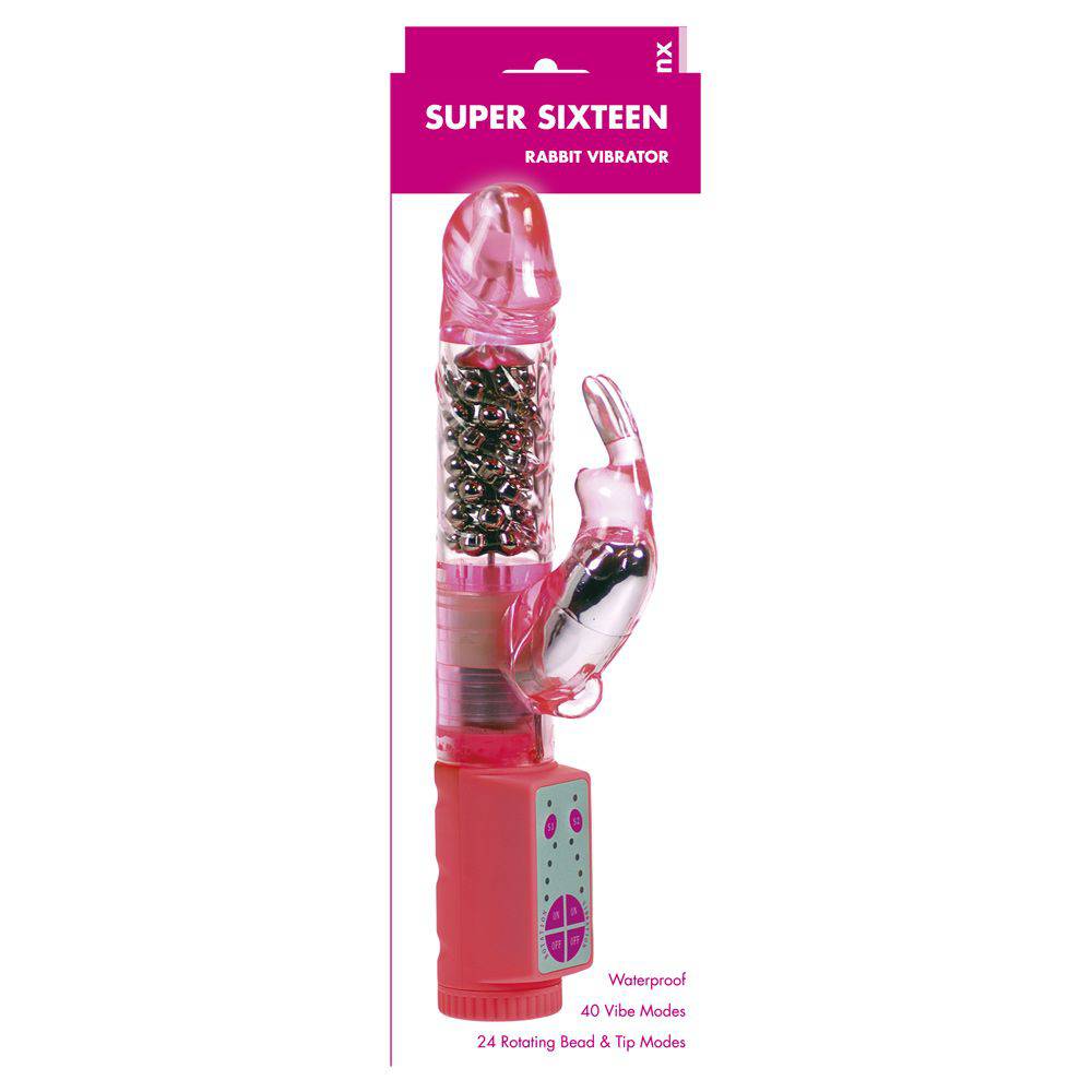 Minx Super Rabbit Vibrator Pink - Adult Outlet