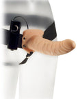 Me You Us The Extender Plus Vibrating Hollow Strap On Flesh - Adult Outlet