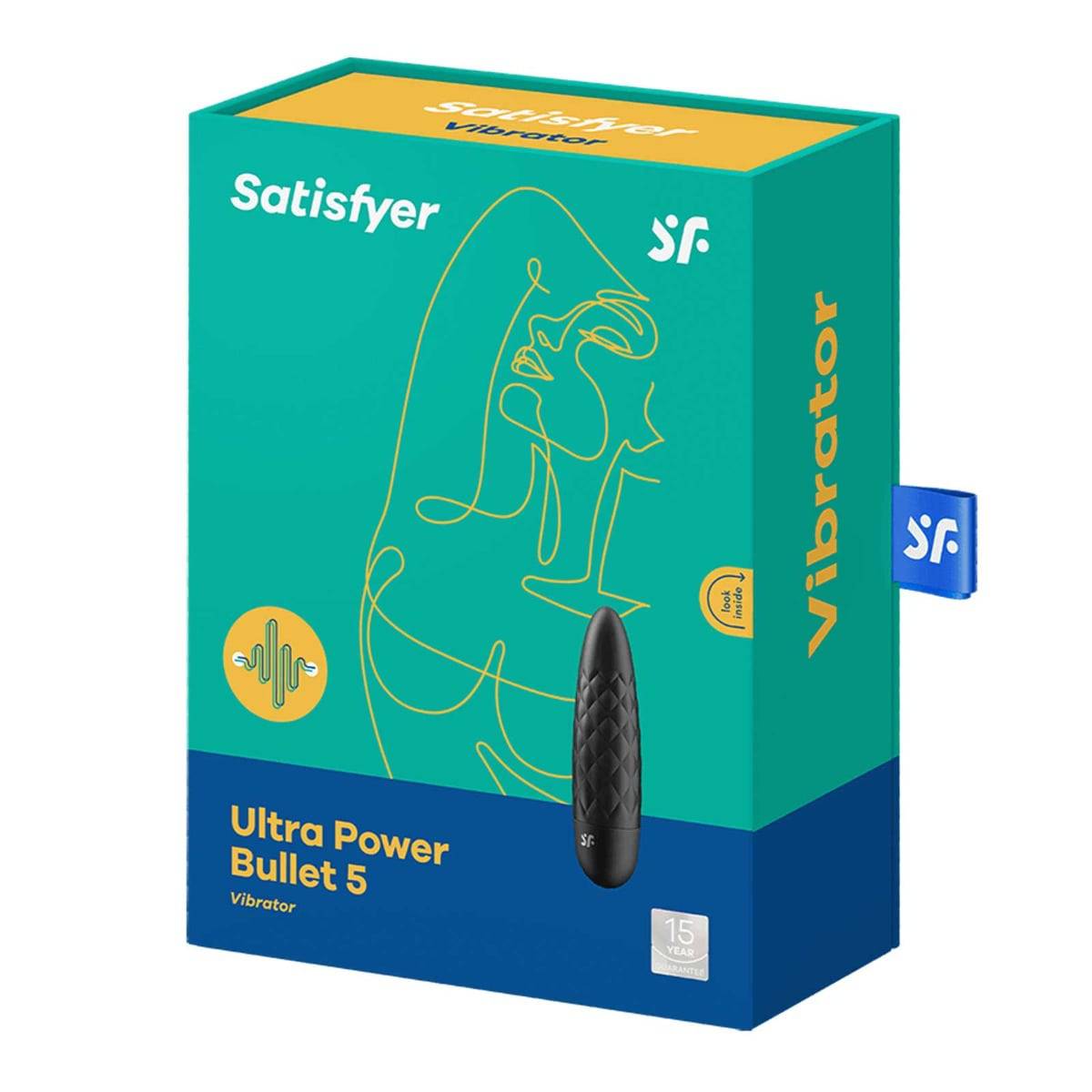 Satisfyer Ultra Power Bullet 5 Vibrator Black Default Title Stimulators Satisfyer