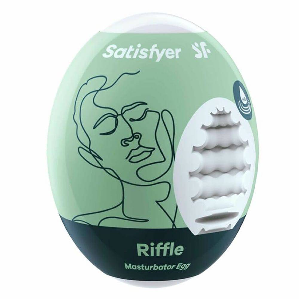 Satisfyer Riffle Masturbator Egg - Adult Outlet