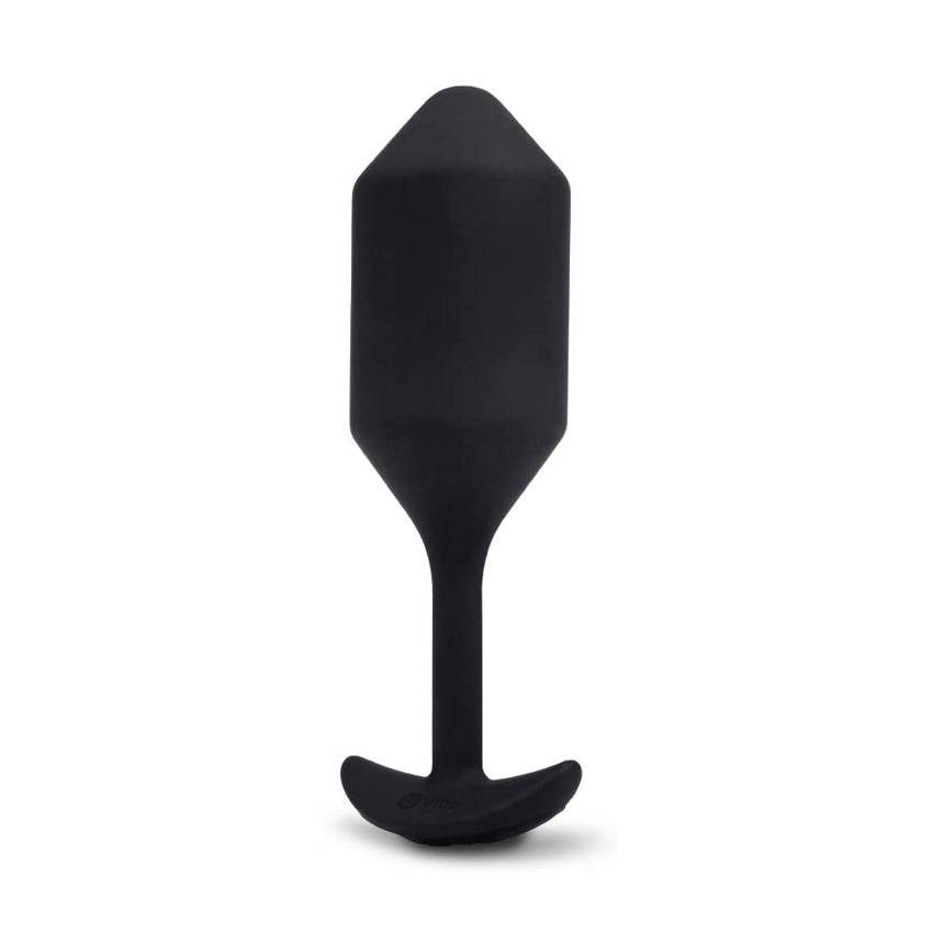 B-Vibe Vibrating Snug Plug 5 Black - Adult Outlet