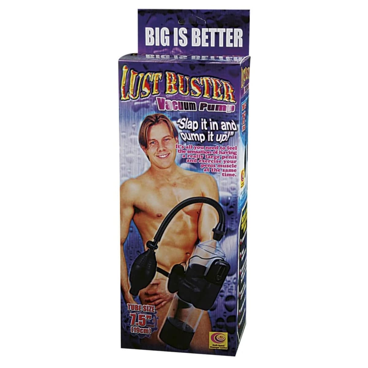 Nanma Lust Buster Vibrating Vacuum Pump With Cylinder Black 7.5In - Adult Outlet