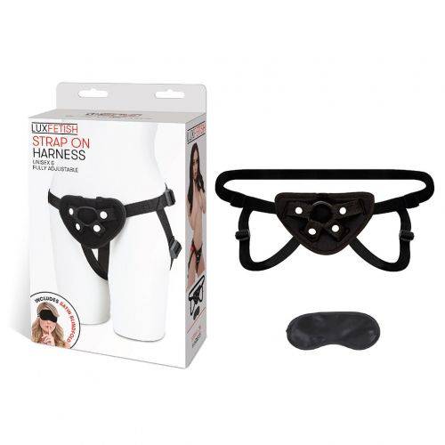 Lux Fetish Strap On Harness Black - Adult Outlet