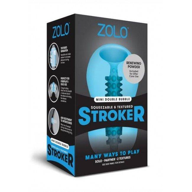 Zolo Mini Stroker Blue - Adult Outlet