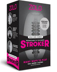 Zolo Mini Stroker Dome Grey - Adult Outlet