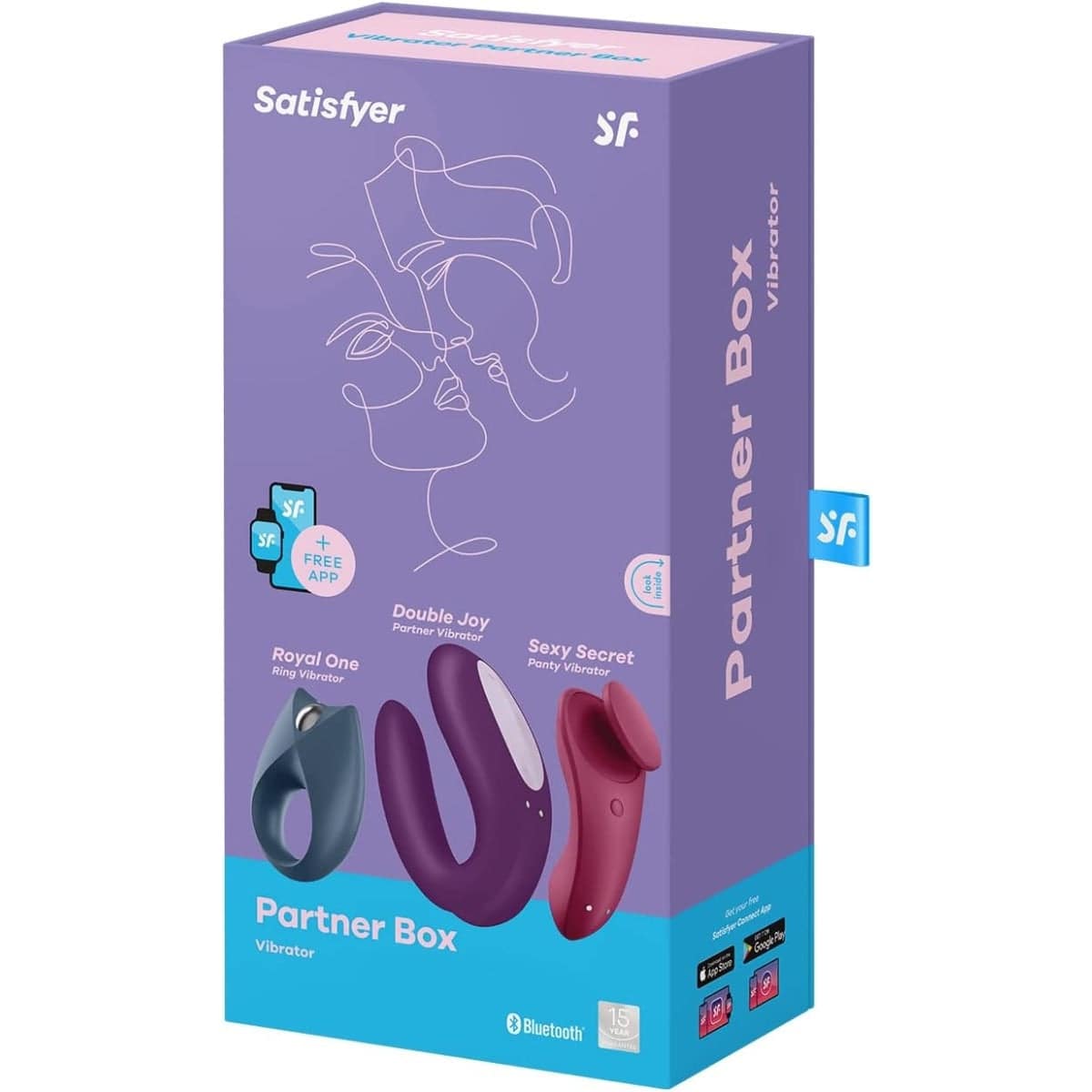 Satisfyer Partner Box 3 Couples Stimulator Set - Adult Outlet