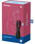 Satisfyer Threesome 2 Vibrator Black - Adult Outlet