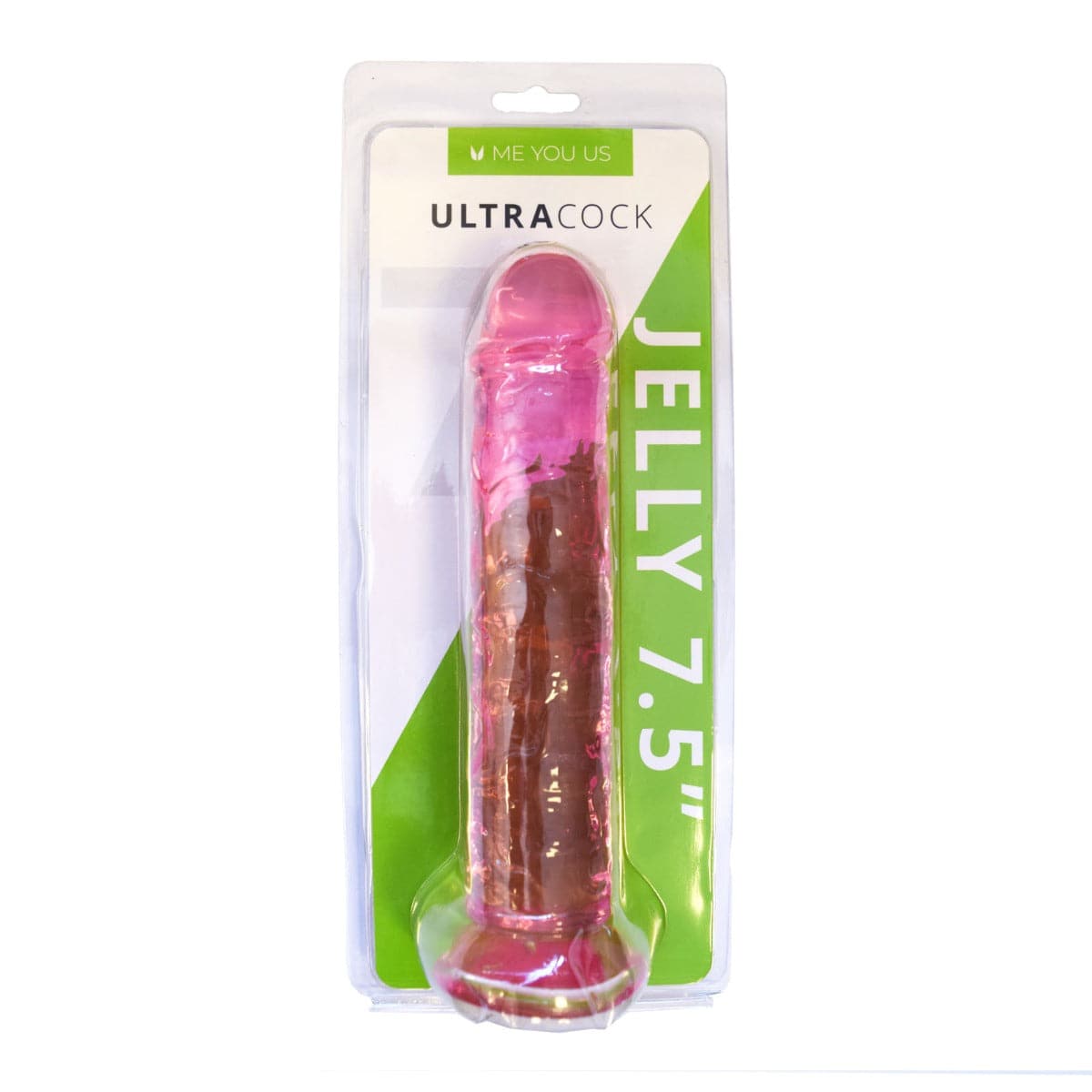 Me You Us Ultra Cock Pink Jelly Dong 7.5" - Adult Outlet