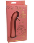 Doc Johnson Ritual Zen Rechargeable Orange Silicone G-Spot Vibe - Adult Outlet