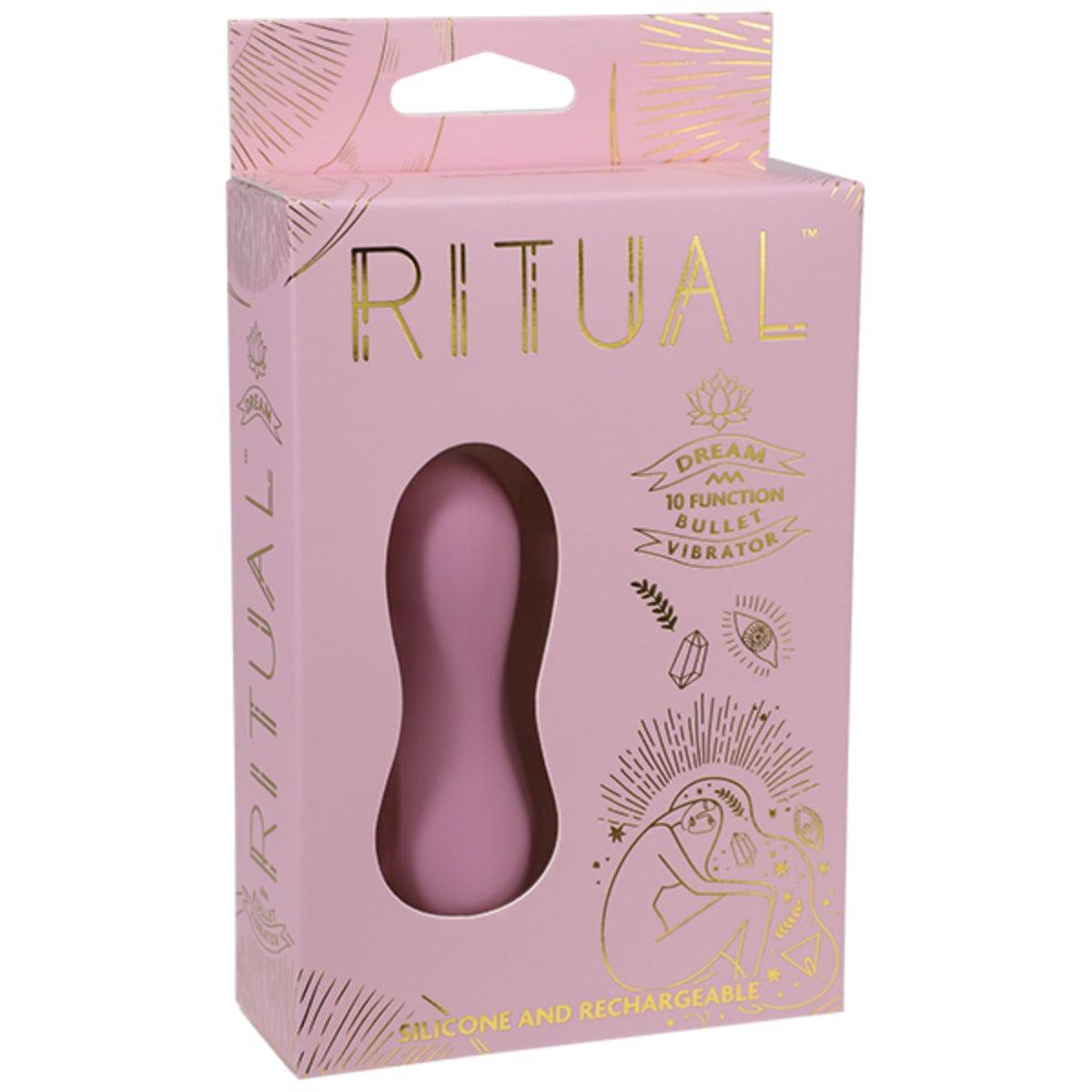 Doc Johnson Ritual Dream Pink Rechargeable Silicone Bullet Vibe - Adult Outlet