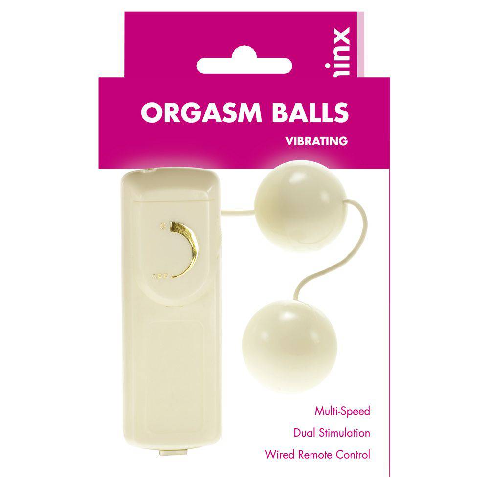 Minx Orgasm Balls Vibrating Love Balls White - Adult Outlet