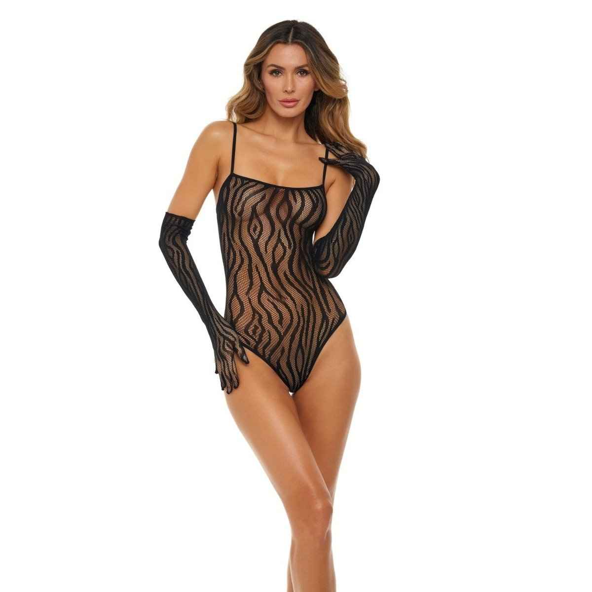 Rene Rofe IN THE WILD TEDDY WITH GLOVES - OS - Black