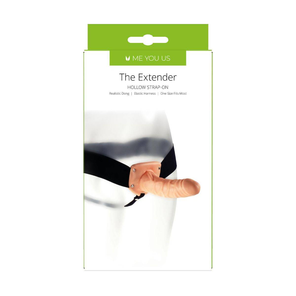 Me You Us The Extender Hollow Strap On Flesh - Adult Outlet