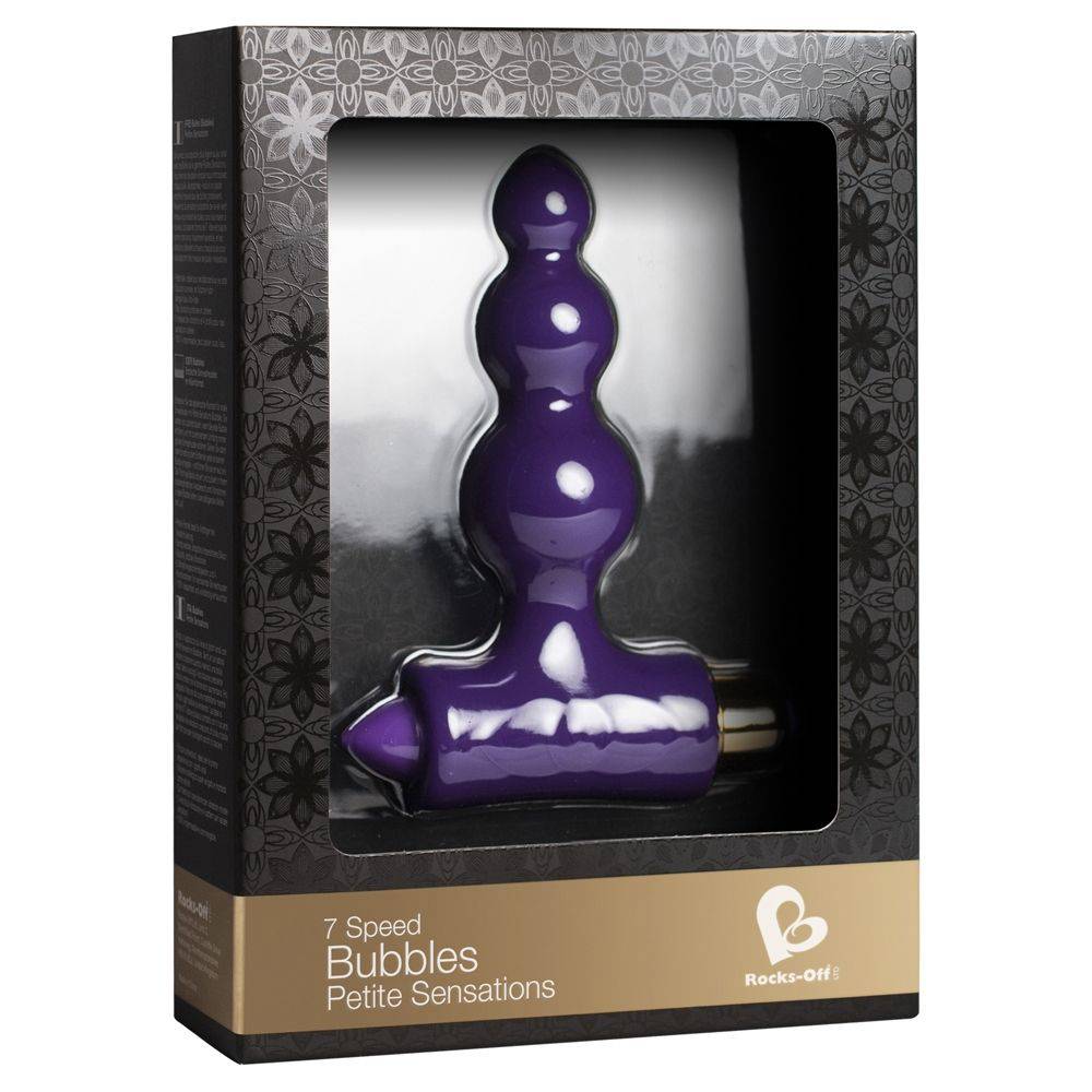 Rocks Off Petite Sensations Bubbles Purple - Adult Outlet