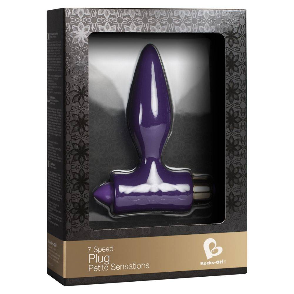 Rocks Off Petite Sensations Plug Purple - Adult Outlet