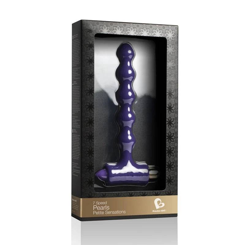 Rocks Off Petite Sensations Pearls Purple - Adult Outlet