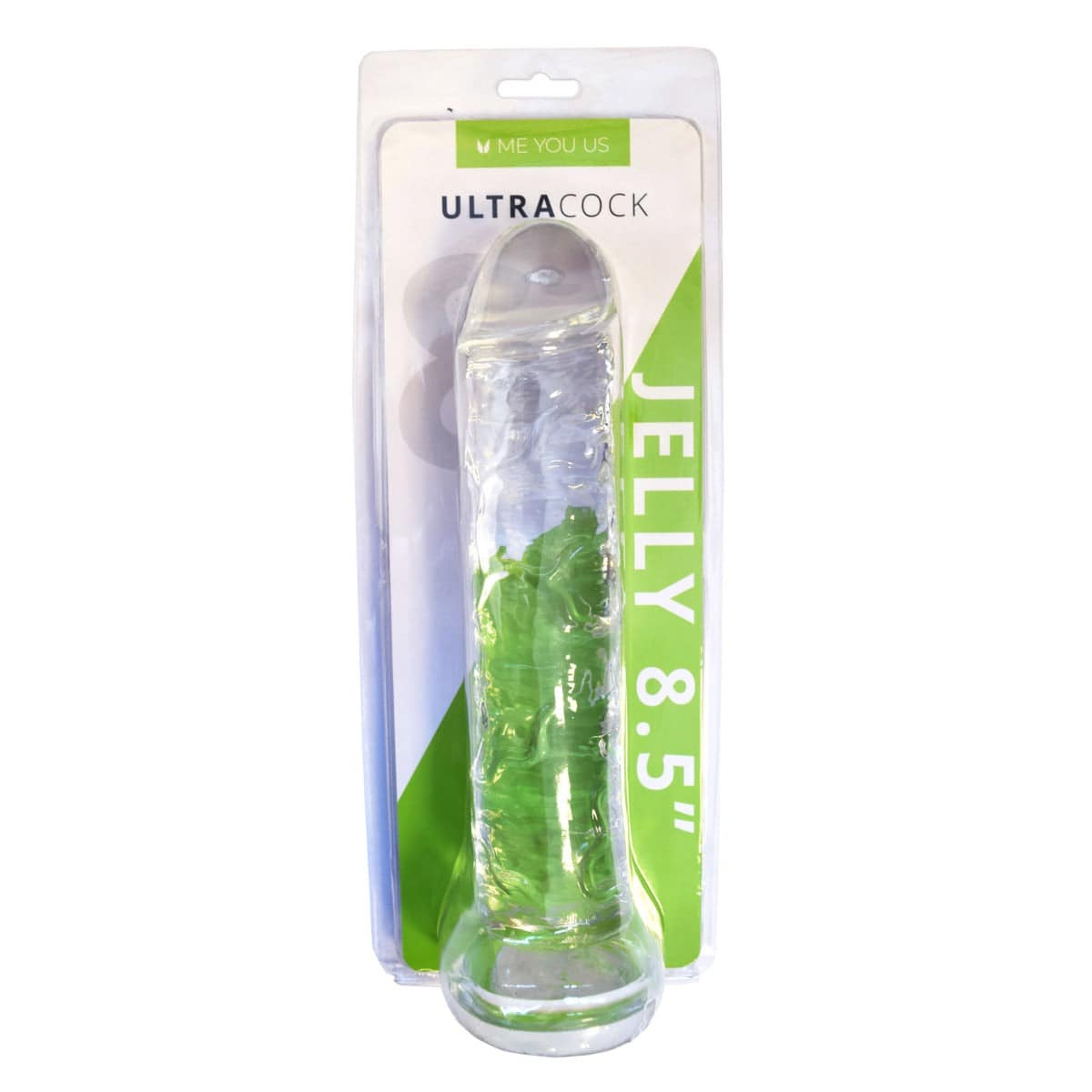 Me You Us Ultra Cock Clear Jelly Dong 8.5" - Adult Outlet