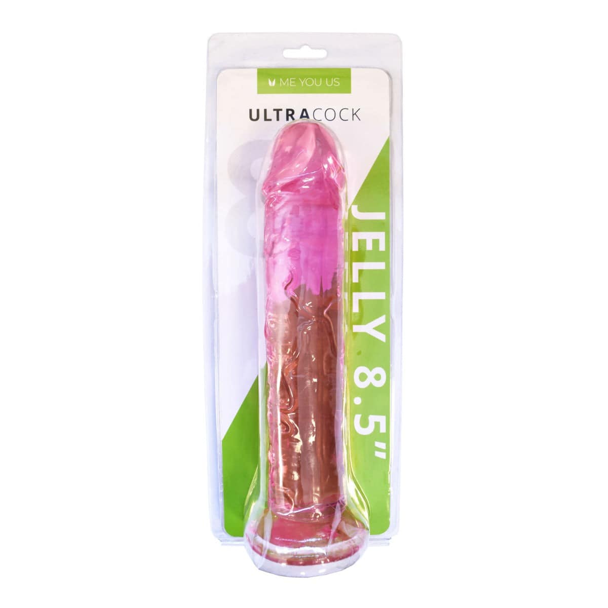 Me You Us Ultra Cock Pink Jelly Dong 8.5" - Adult Outlet