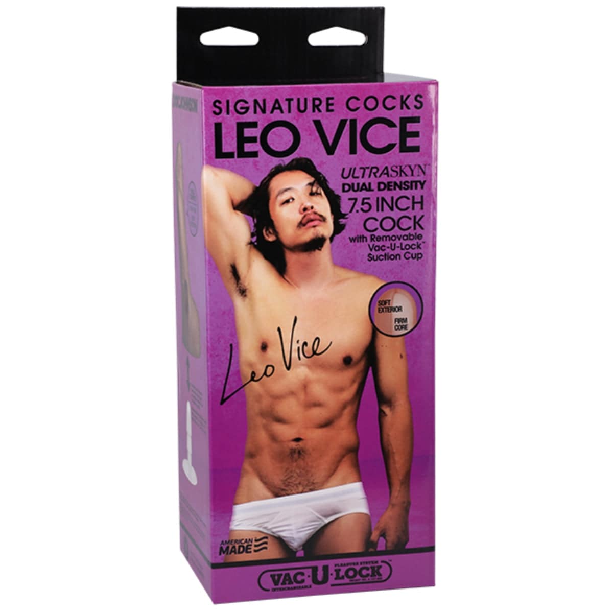 Signature Cocks Leo Vice 6 Inch Ultraskyn Cock With Removable Vac-U-Lock Suction Cup - Adult Outlet