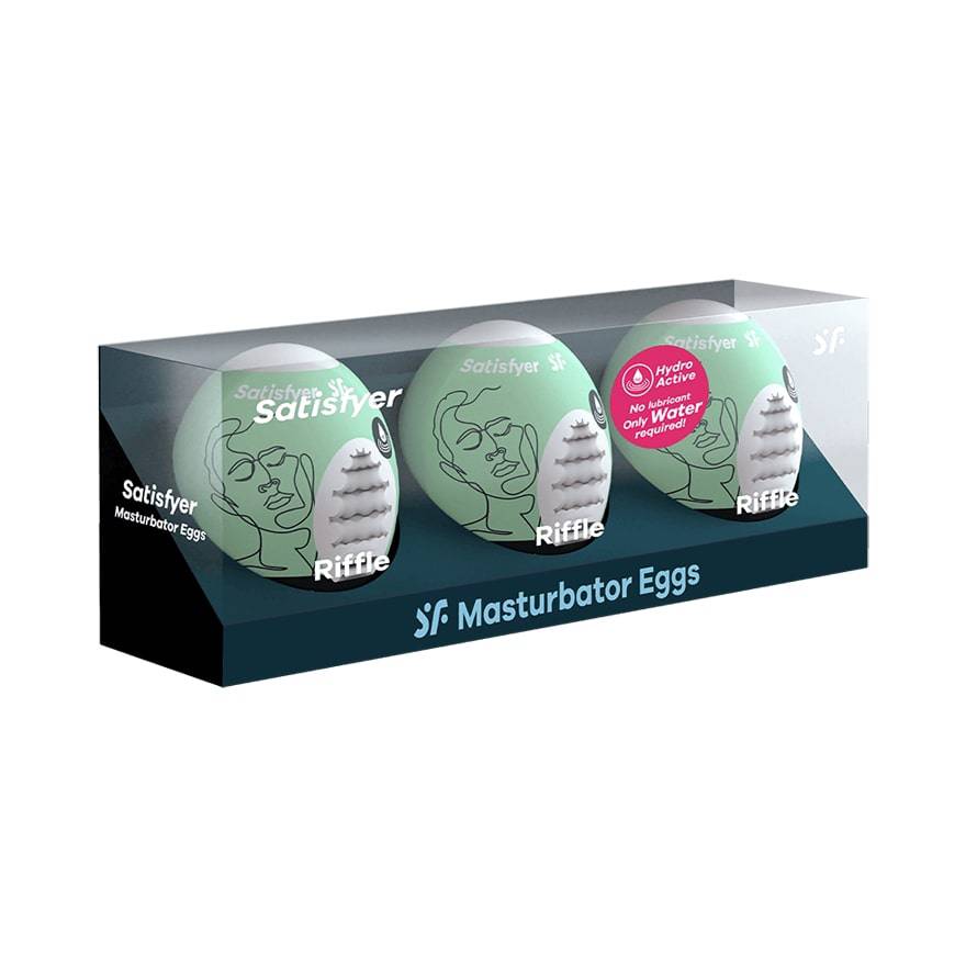 Satisfyer Masturbator Egg 3Er Set Riffle - Adult Outlet