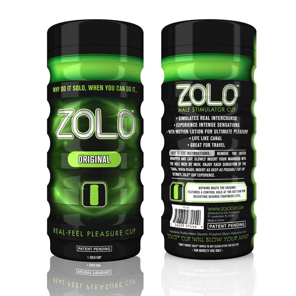 Zolo Original Cup Black/Green - Adult Outlet