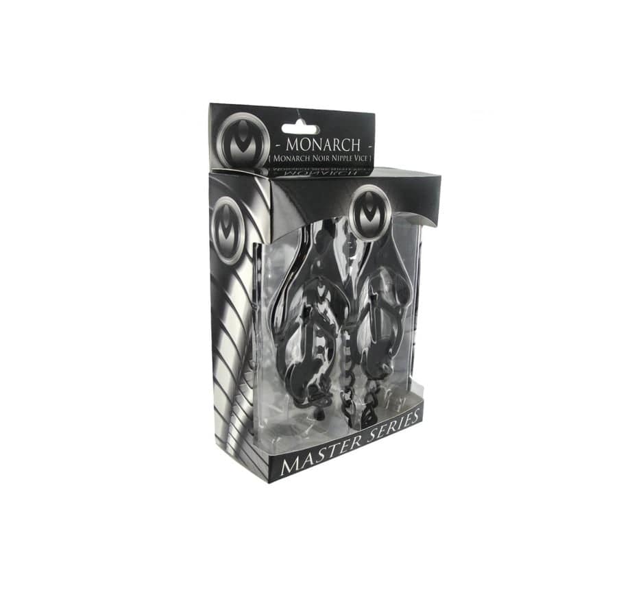 Master Series Monarch Noir Nipple Vice - Adult Outlet