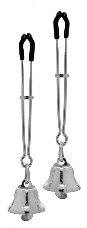 Master Series Chimera Nipple Clamps With Bells - Adult Outlet