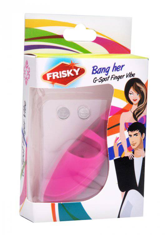 Frisky Bang Her Silicone G Spot Finger Vibe - Adult Outlet