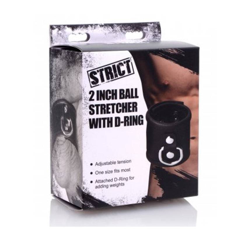 Strict 2 Inch Ball Stretcher With D-Ring - Adult Outlet