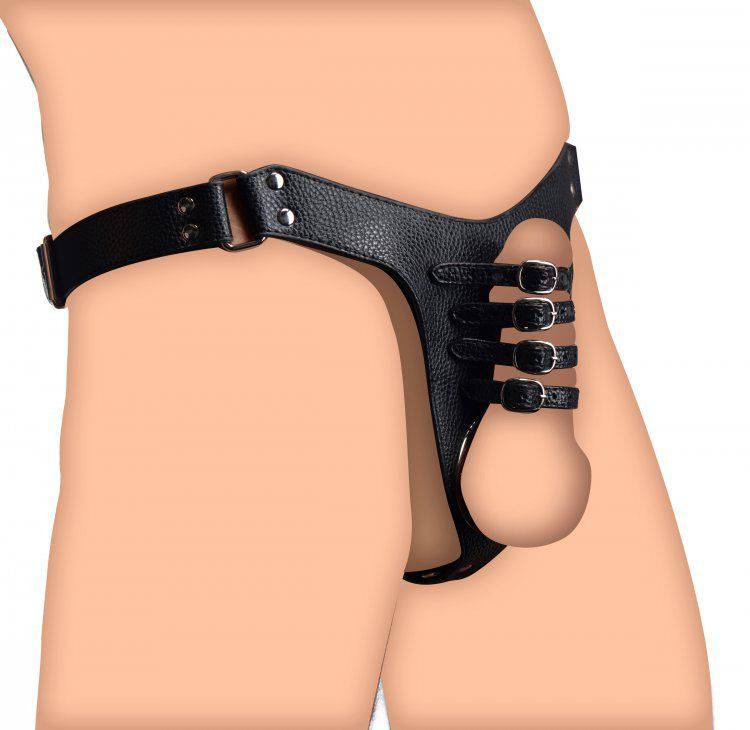 Strict Male Chasity Harness - Adult Outlet