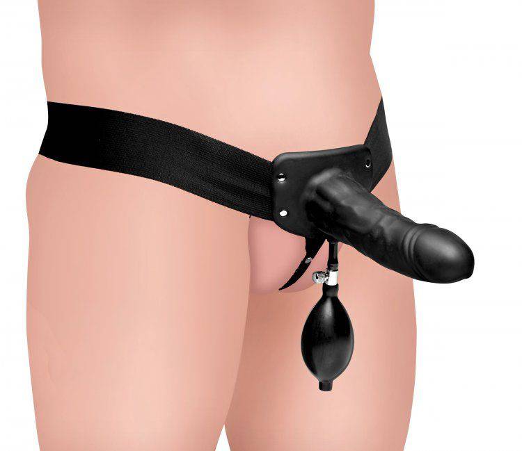 Master Series Pumper Inflatable Hollow Strap-On - Adult Outlet