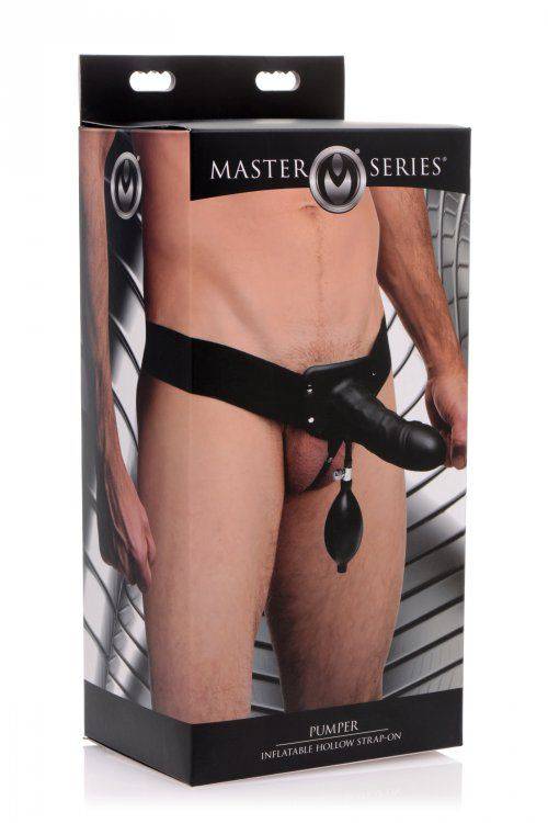 Master Series Pumper Inflatable Hollow Strap-On - Adult Outlet