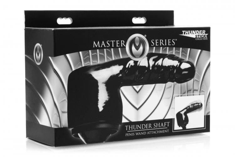 Master Series Thunder Shaft Penis Wand Attachment - Adult Outlet