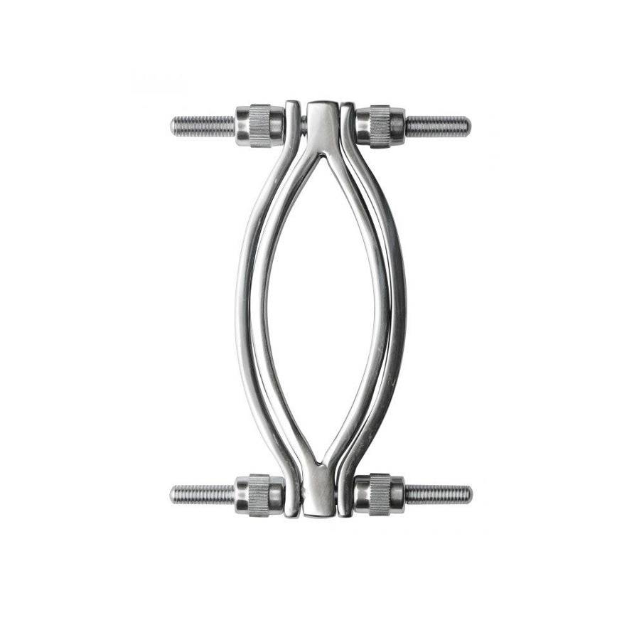 Master Series Stainless Steel Adjustable Pussy Clamp - Adult Outlet