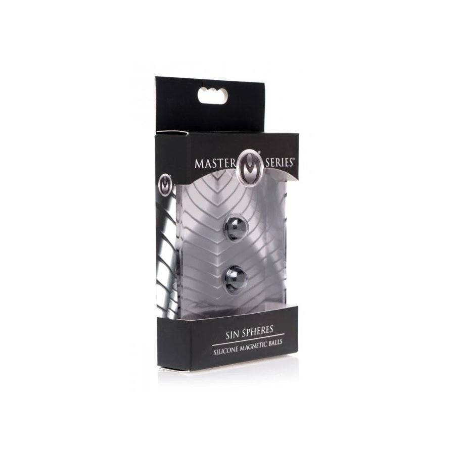 Master Series Sin Spheres Silicone Magnetic Balls - Adult Outlet