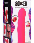 Squeezable Wavy Dildo - Pink - Adult Outlet