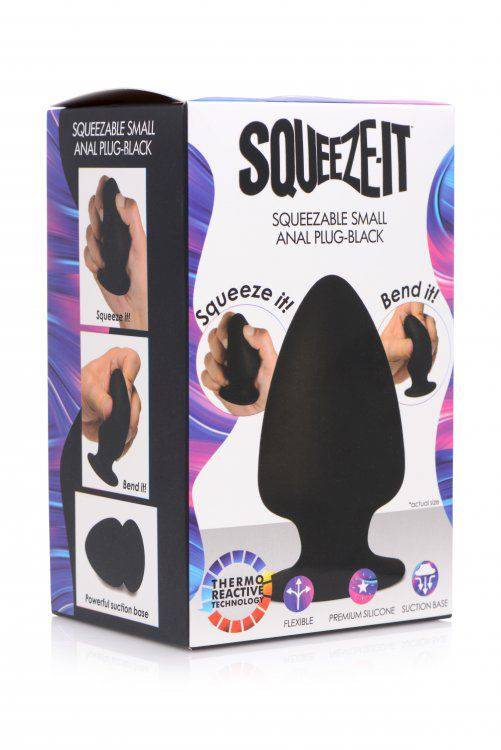 Squeezable Silicone Anal Plug - Small - Adult Outlet