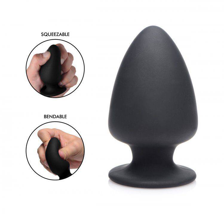 Squeezable Silicone Anal Plug - Small - Adult Outlet