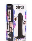 Squeezable Phallic Dildo - Black - Adult Outlet