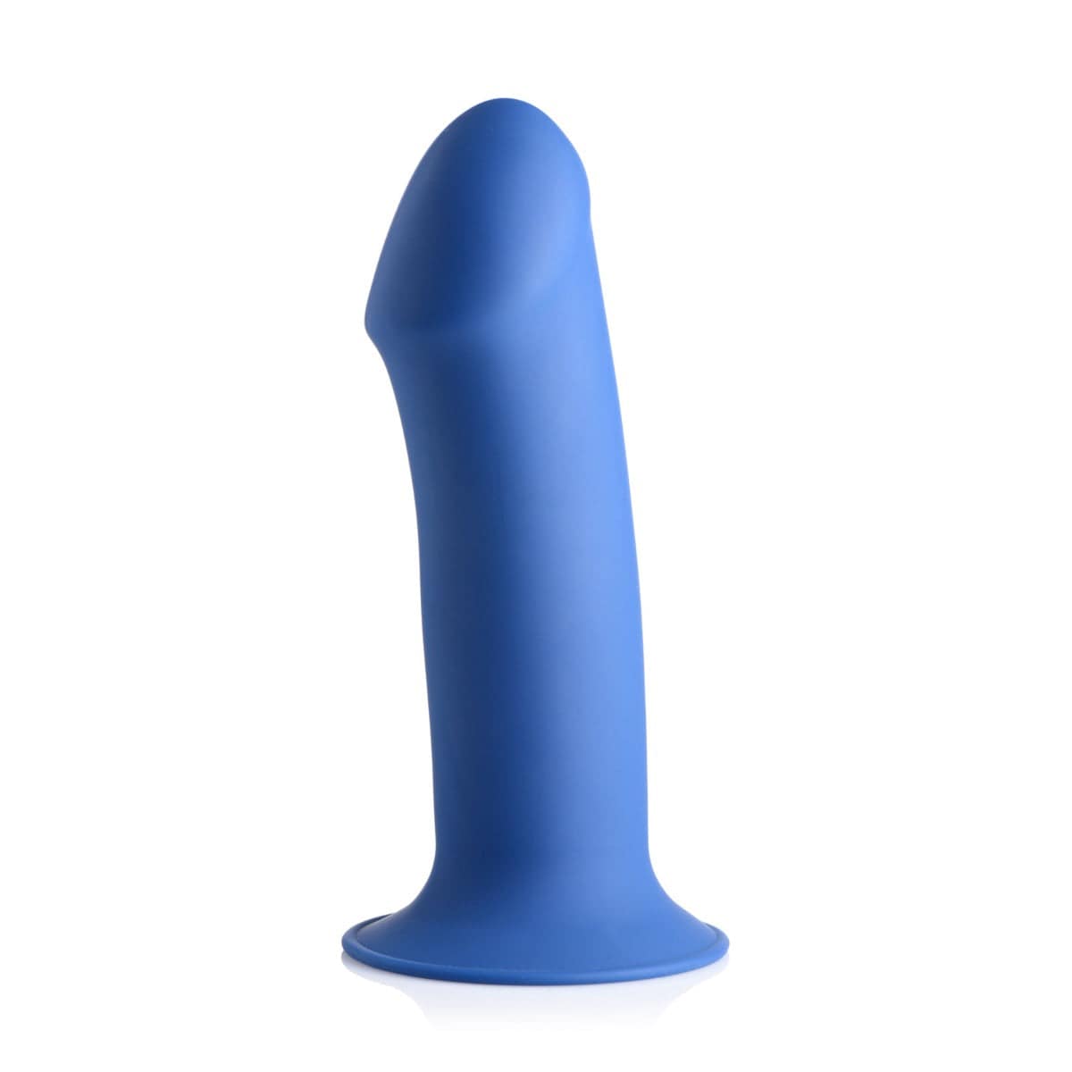 Squeeze-It Thick Squeezable Phallic Dildo Blue - Adult Outlet