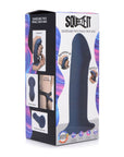 Squeeze-It Thick Squeezable Phallic Dildo Blue - Adult Outlet