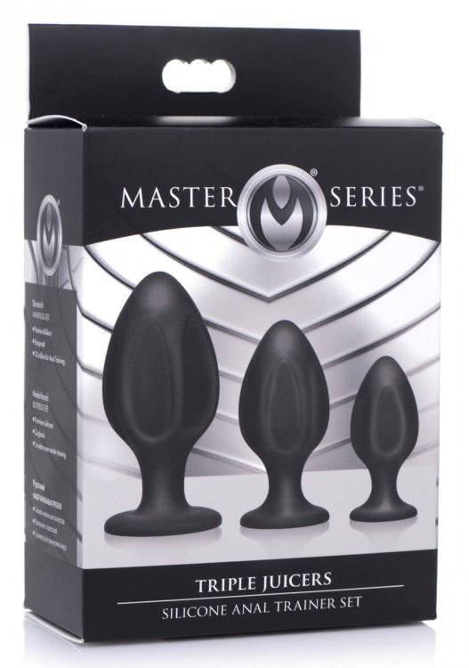 Master Series Triple Juicers Silicone Anal Trainer Set - Adult Outlet