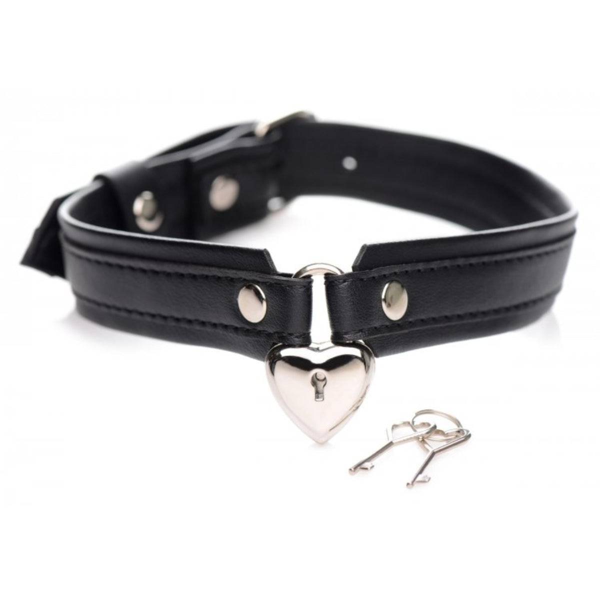 Strict Locking Heart Collar - Adult Outlet