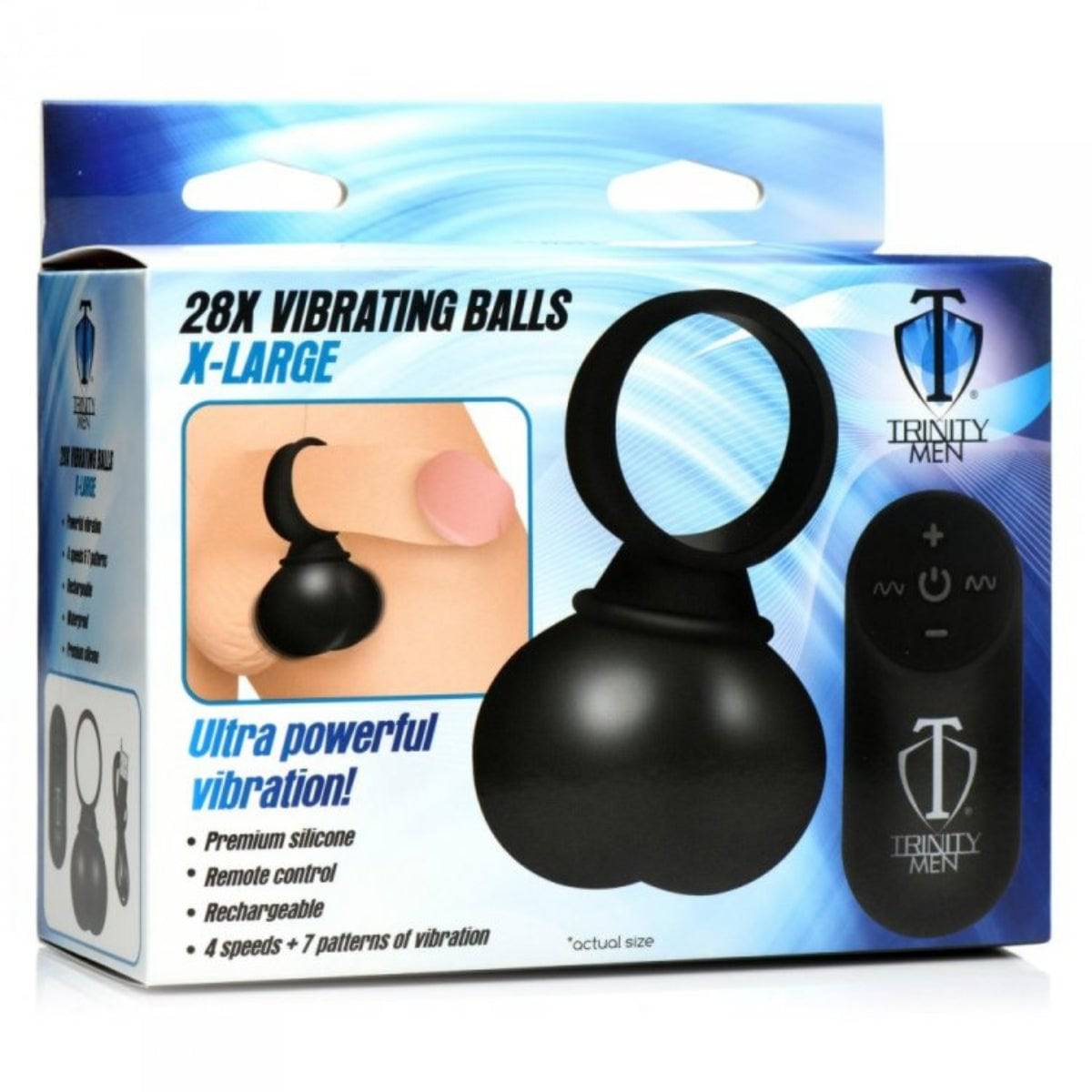 Trinity For Men 28X Vibrating Balls X Large - Adult Outlet