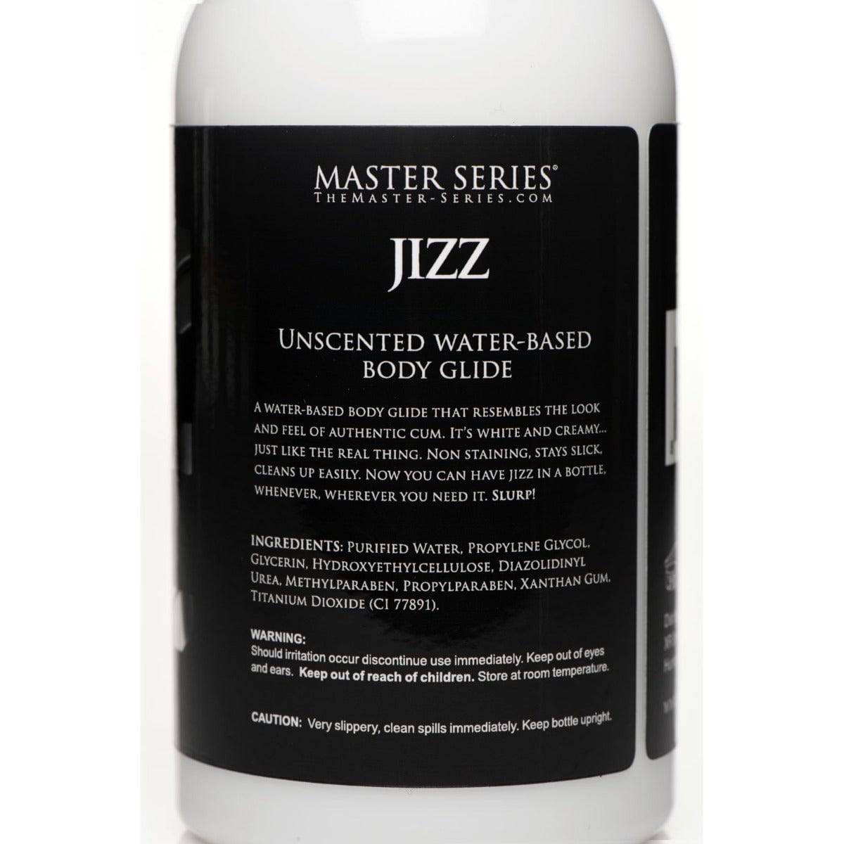 Master Series Unscented Jizz Body Glide Lubricant 16oz - Adult Outlet