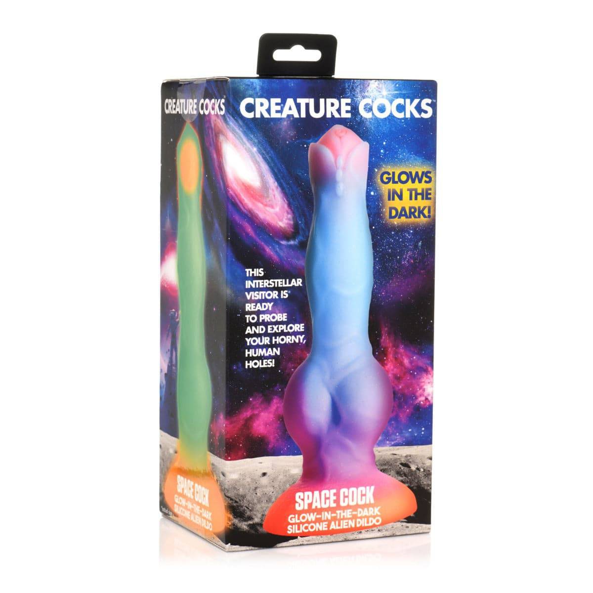 Creature Cocks Glow In The Dark Silicone Alien Dildo - Adult Outlet