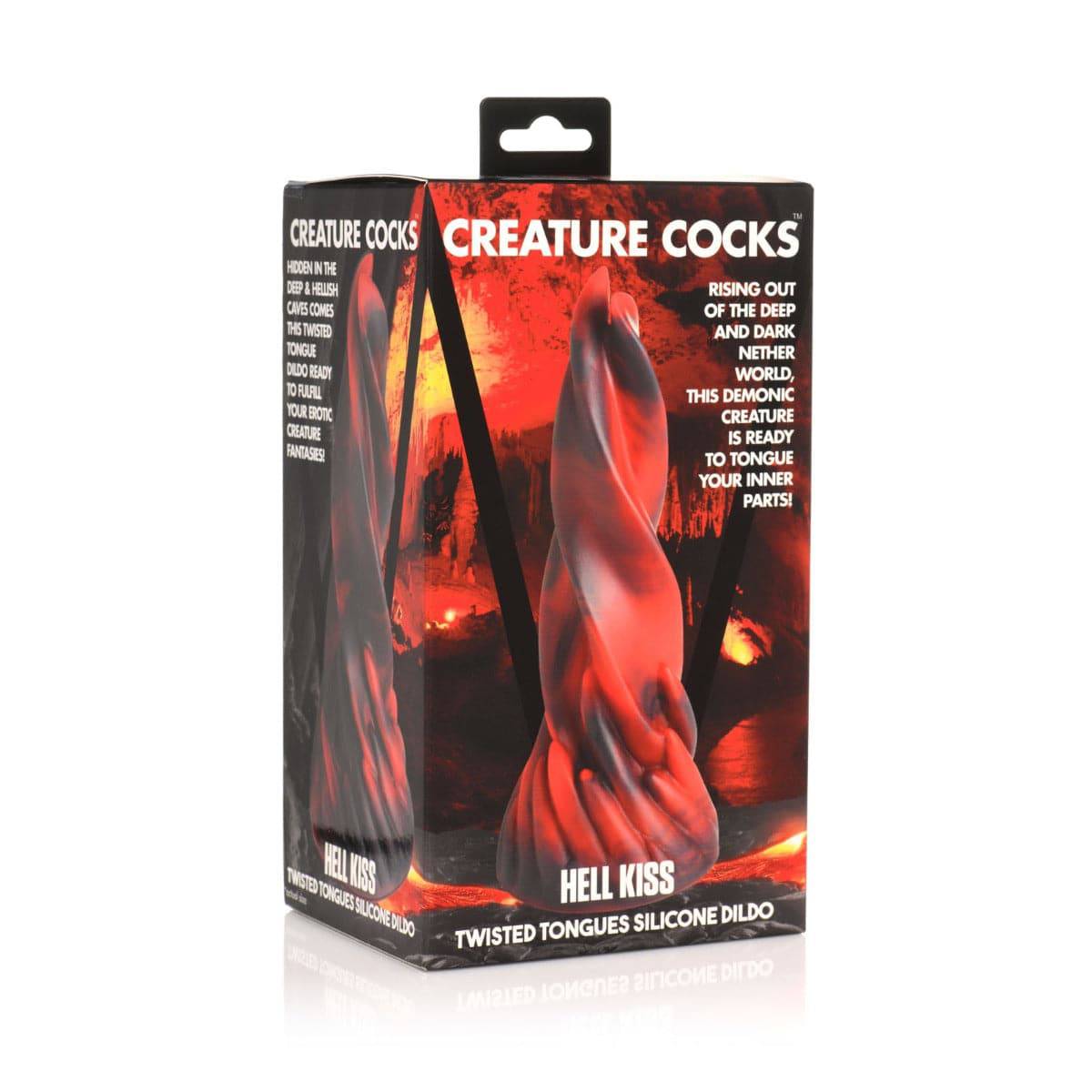 Creature Cocks Twisted Tongues Silicone Dildo - Adult Outlet