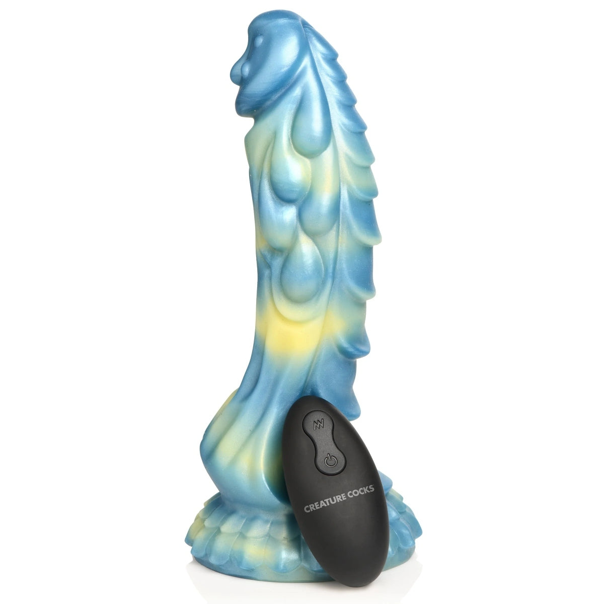 Sea Stallion Vibrating Silicone Dildo with Remote - Adult Outlet