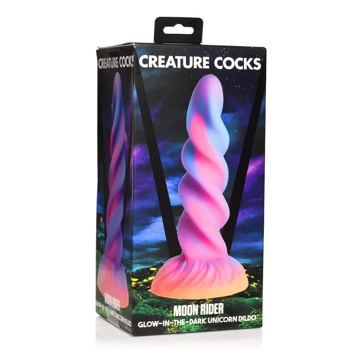 Creature Cocks Moon Rider Glow In The Dark Unicorn Dildo - Adult Outlet