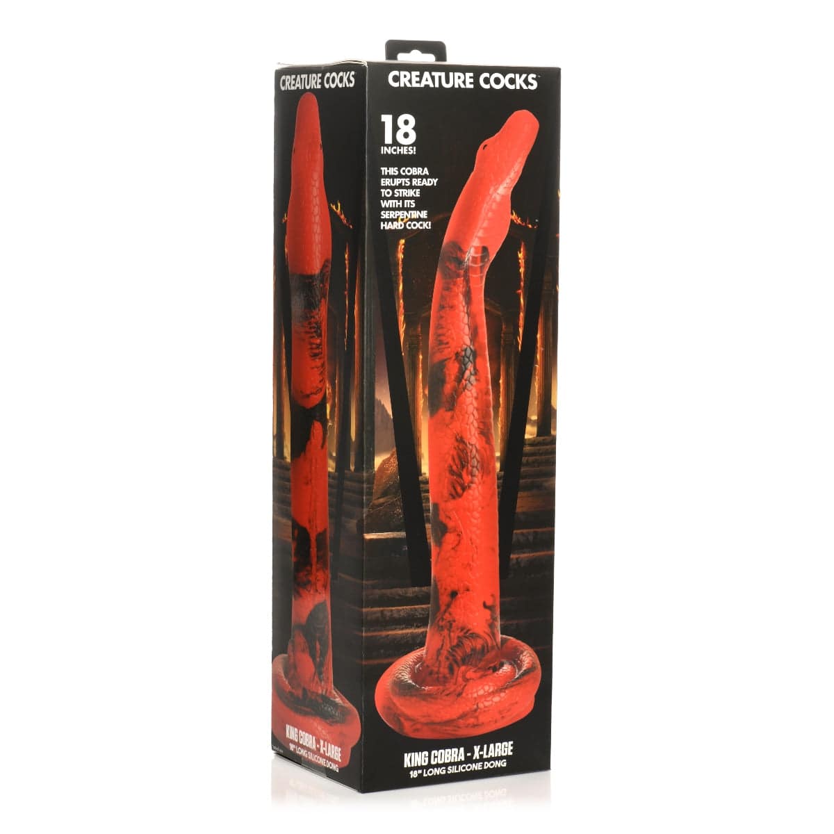 Creature Cocks King Cobra 18Inch Silicone Dong - Adult Outlet